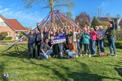 Prijsuitreiking straatversierwedstrijd 5 april 2025